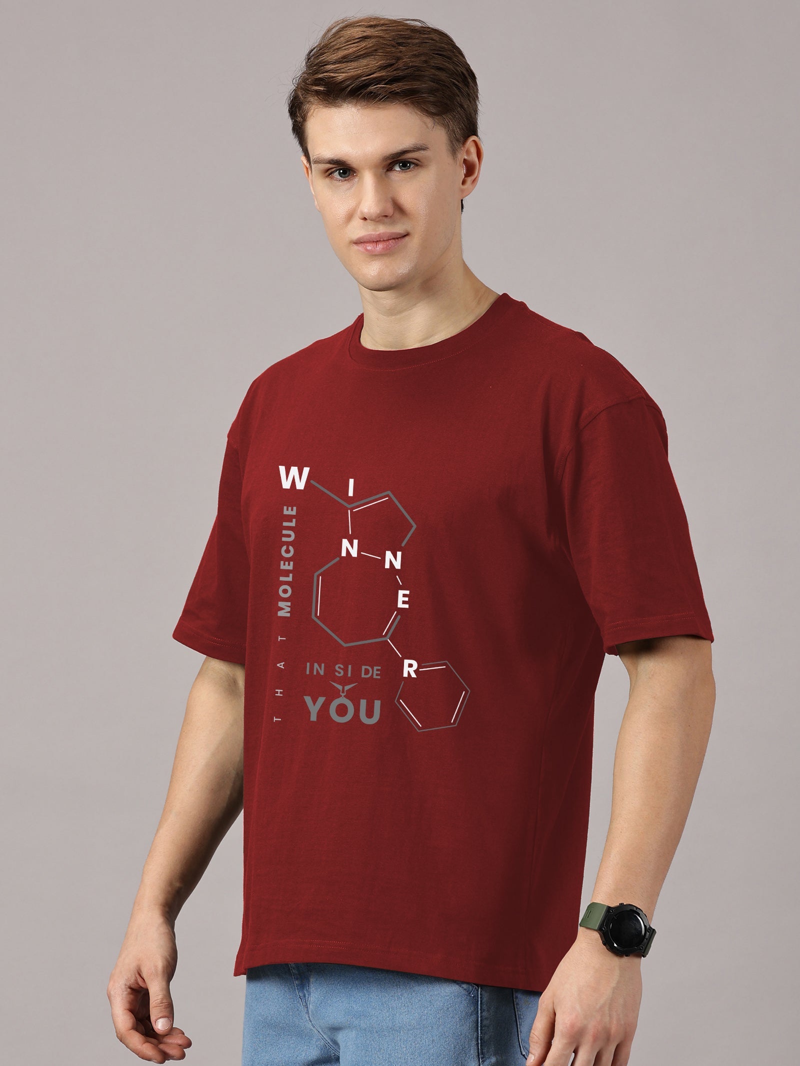 Oversized : Winner Printed T-Shirt
