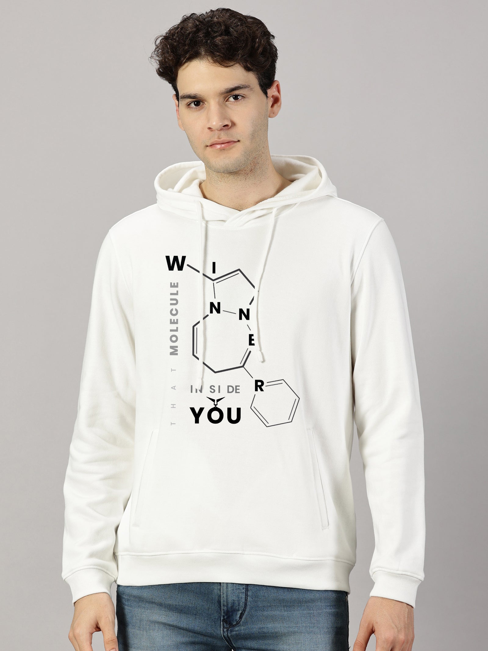 Sweatshirt : Winner Printed Hoodie