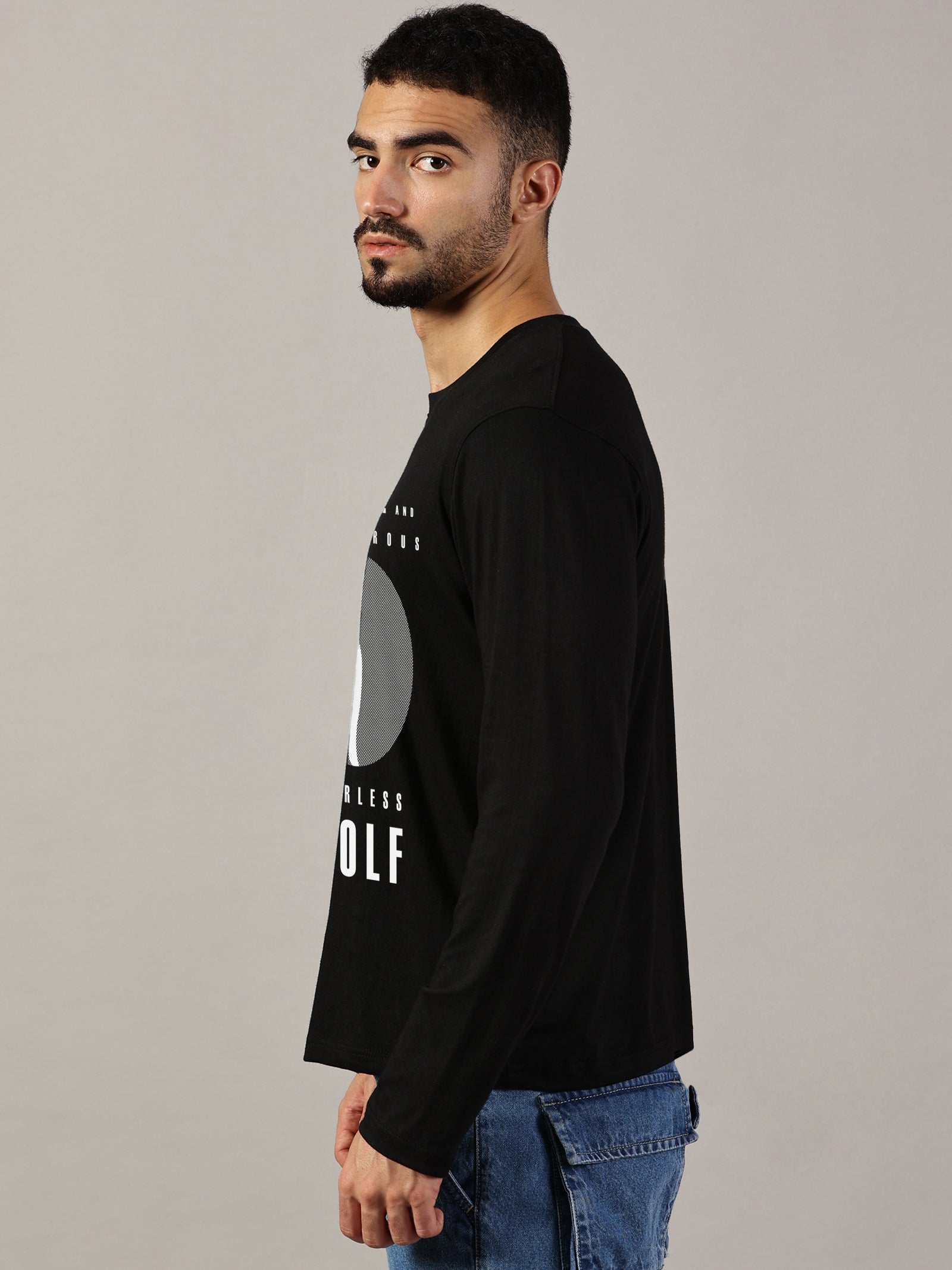 Basics : Wolf Printed T-Shirts