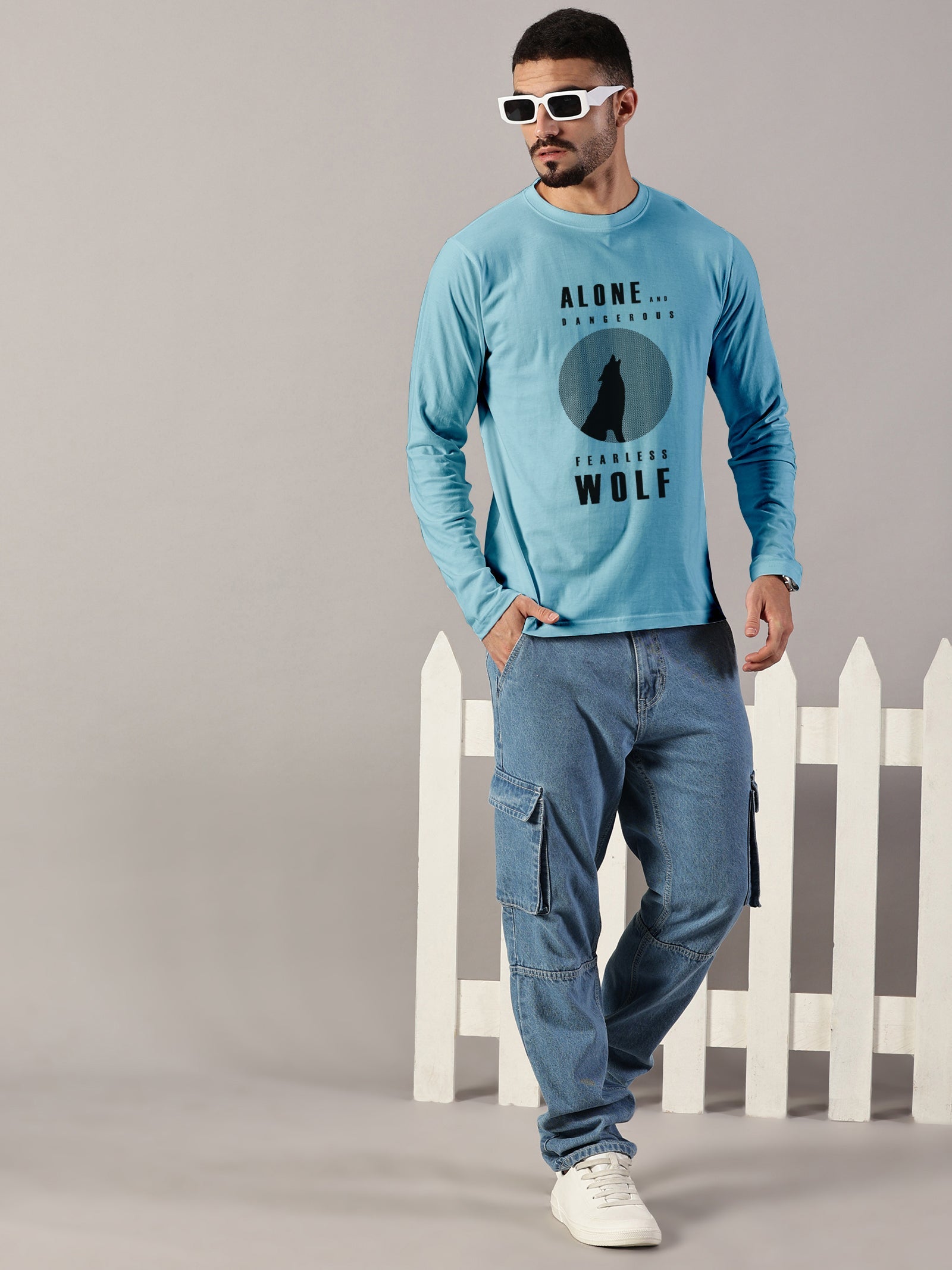 Basics : Wolf Printed T-Shirts