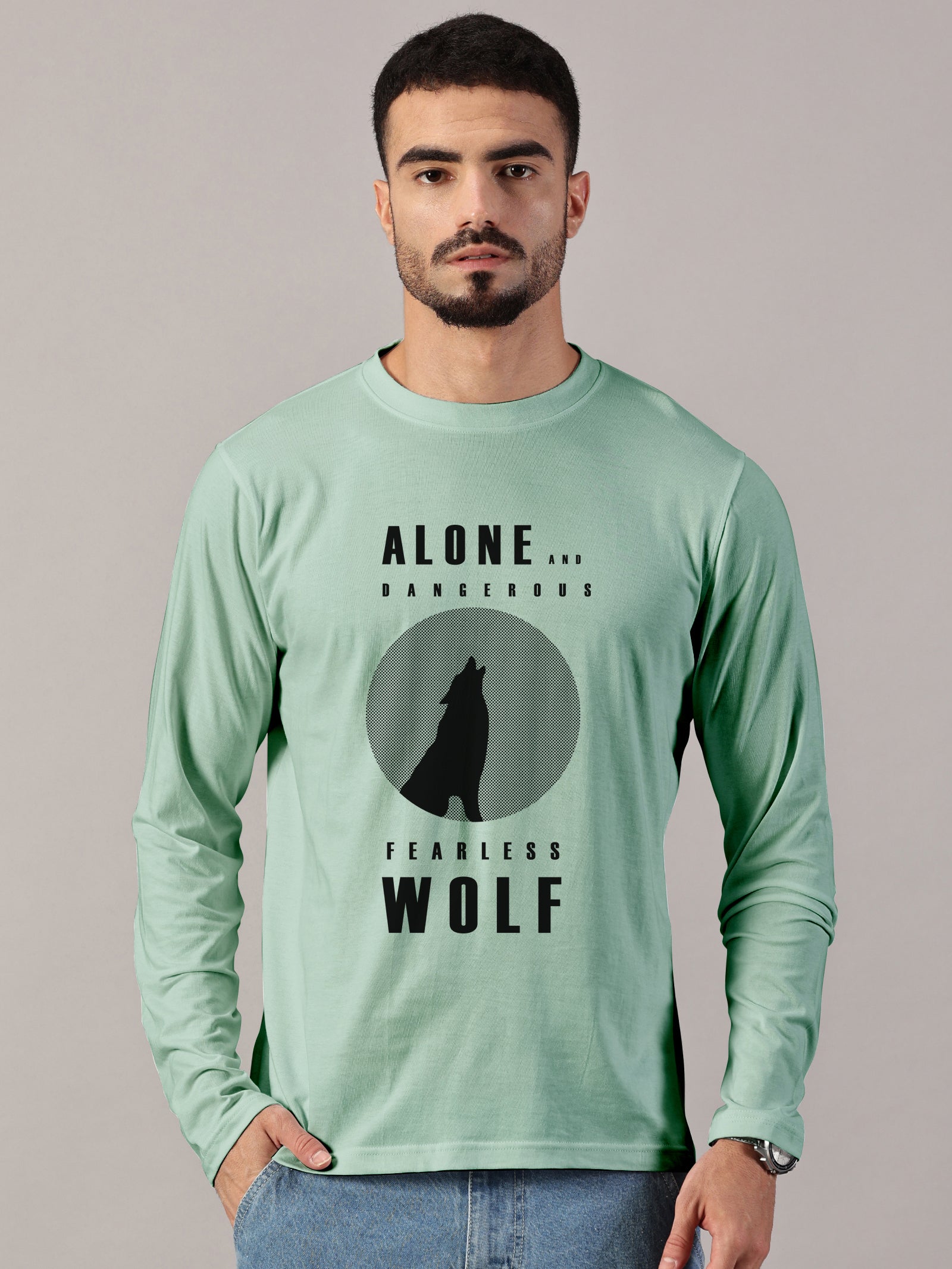 Basics : Wolf Printed T-Shirts