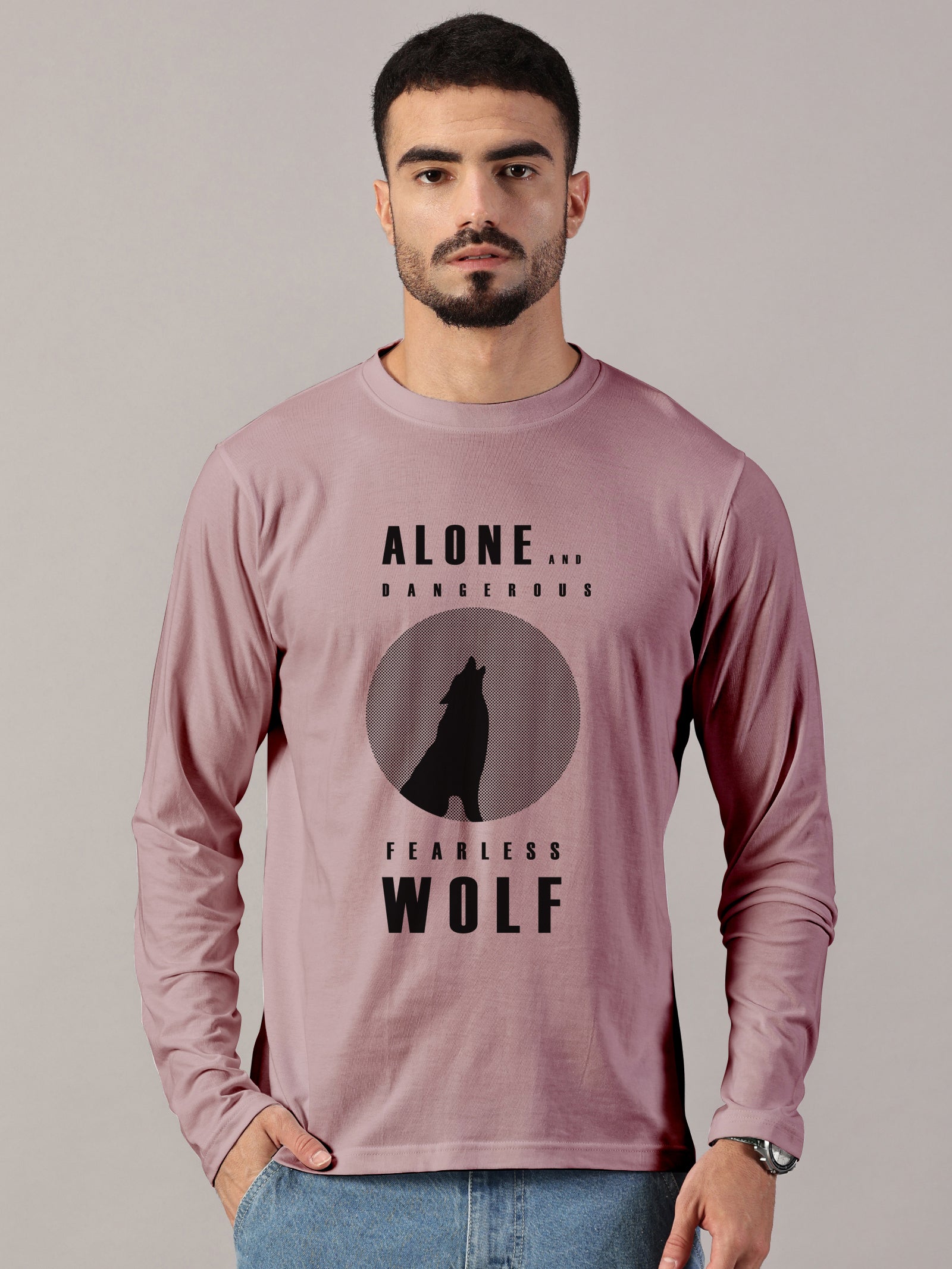 Basics : Wolf Printed T-Shirts