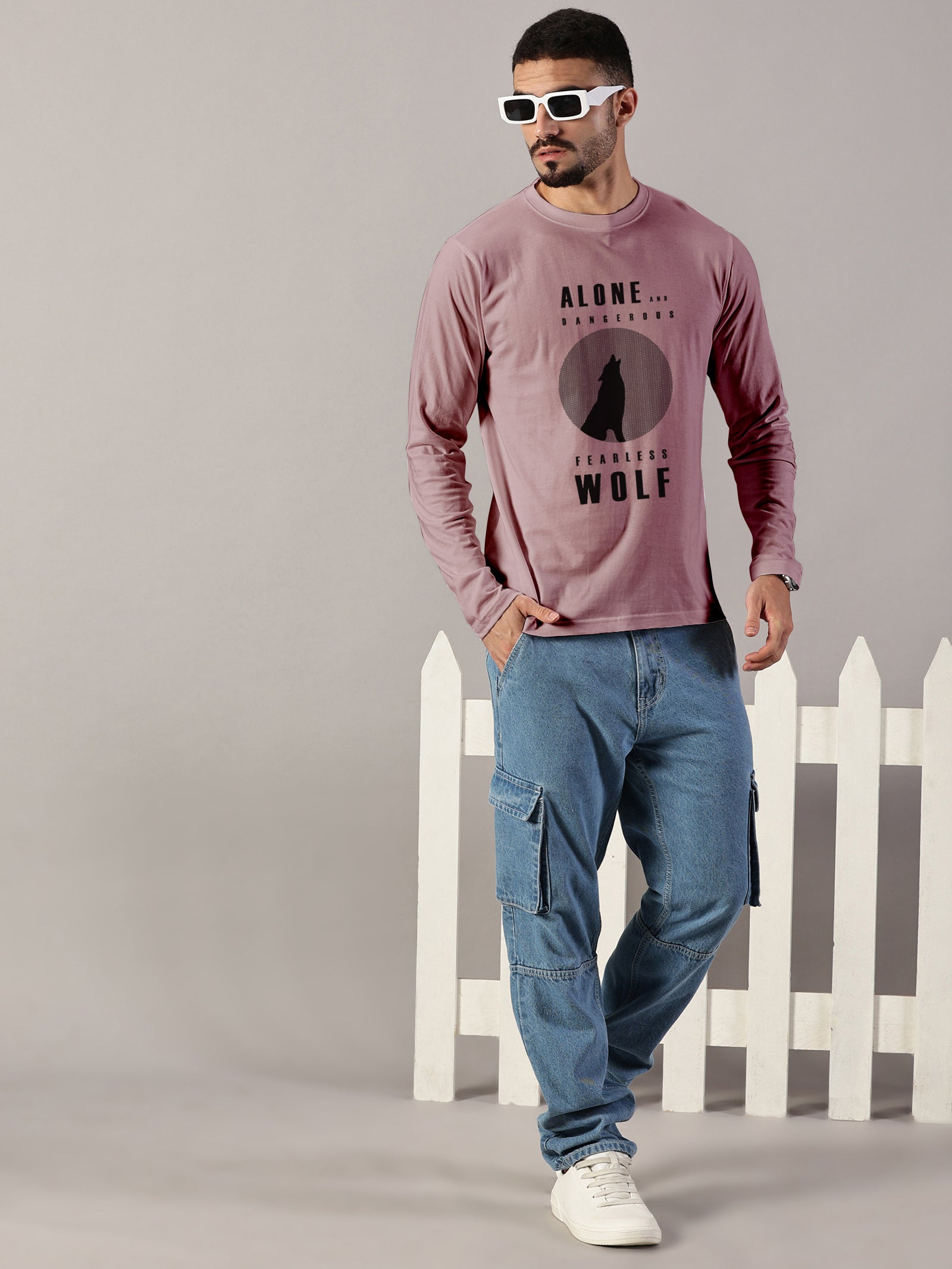 Basics : Wolf Printed T-Shirts