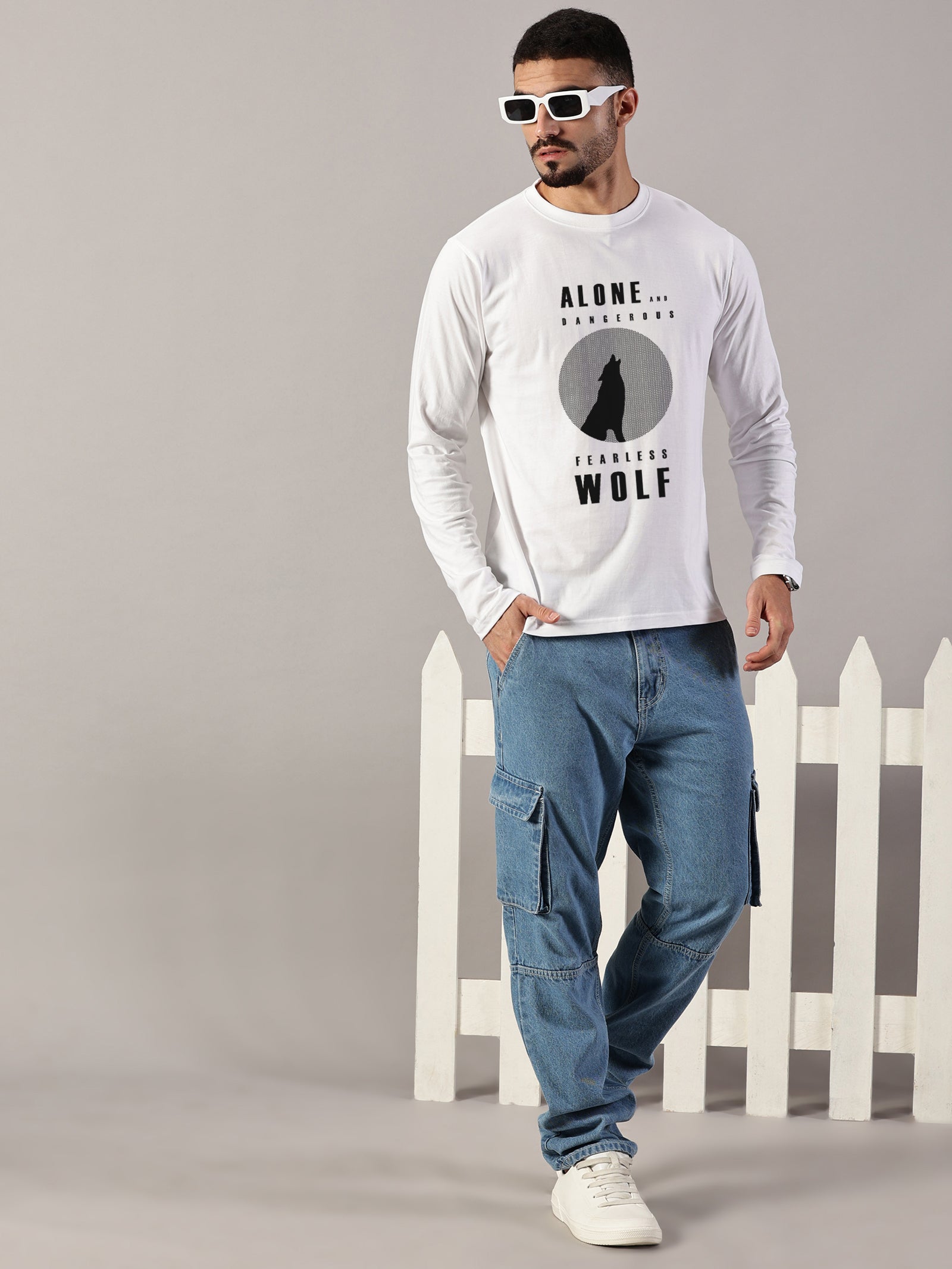 Basics : Wolf Printed T-Shirts