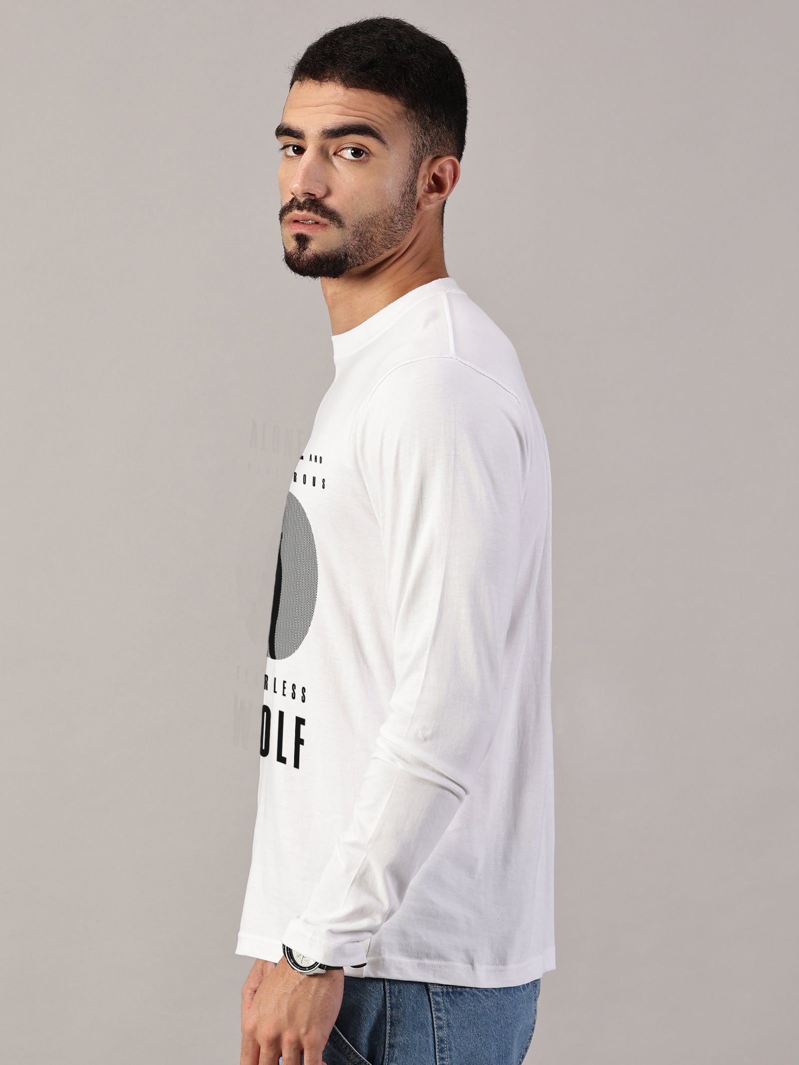 Basics : Wolf Printed T-Shirts