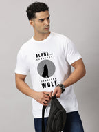 Basics : Wolf Printed T-Shirt