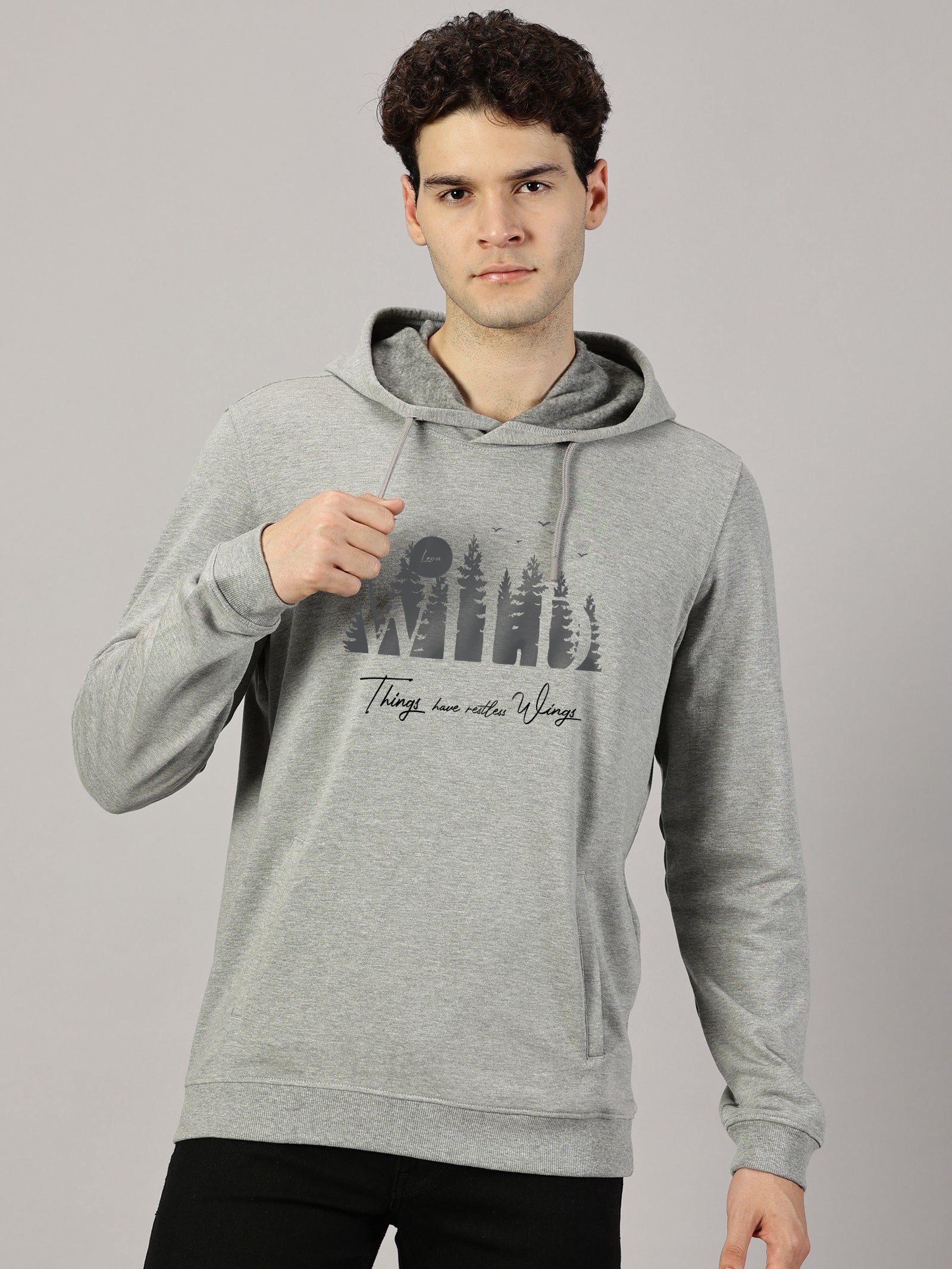 Sweatshirt : Wild Printed Hoodie