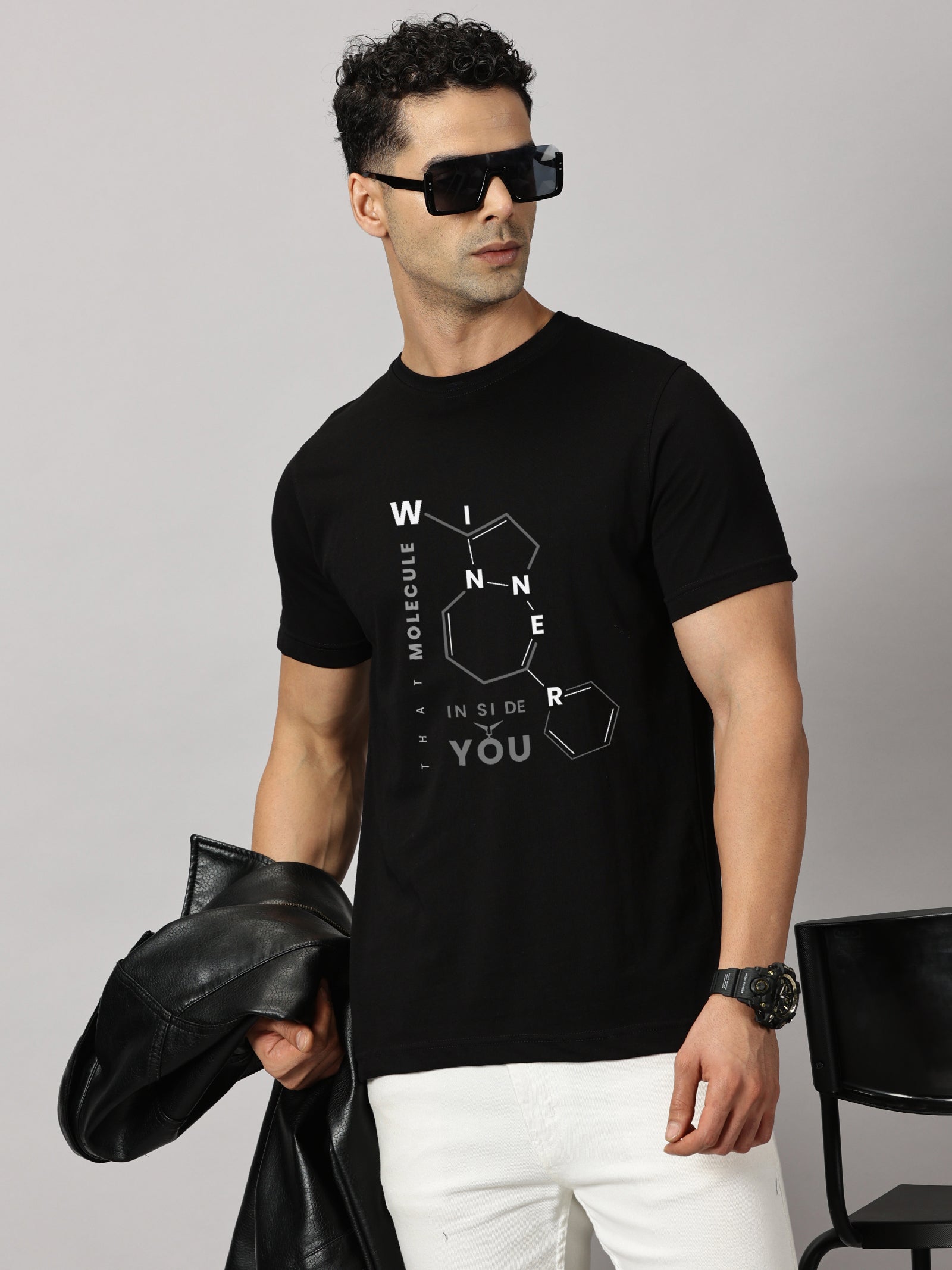 Basics : Winner Printed T-Shirt