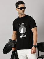 Basics : Wolf Printed T-Shirt