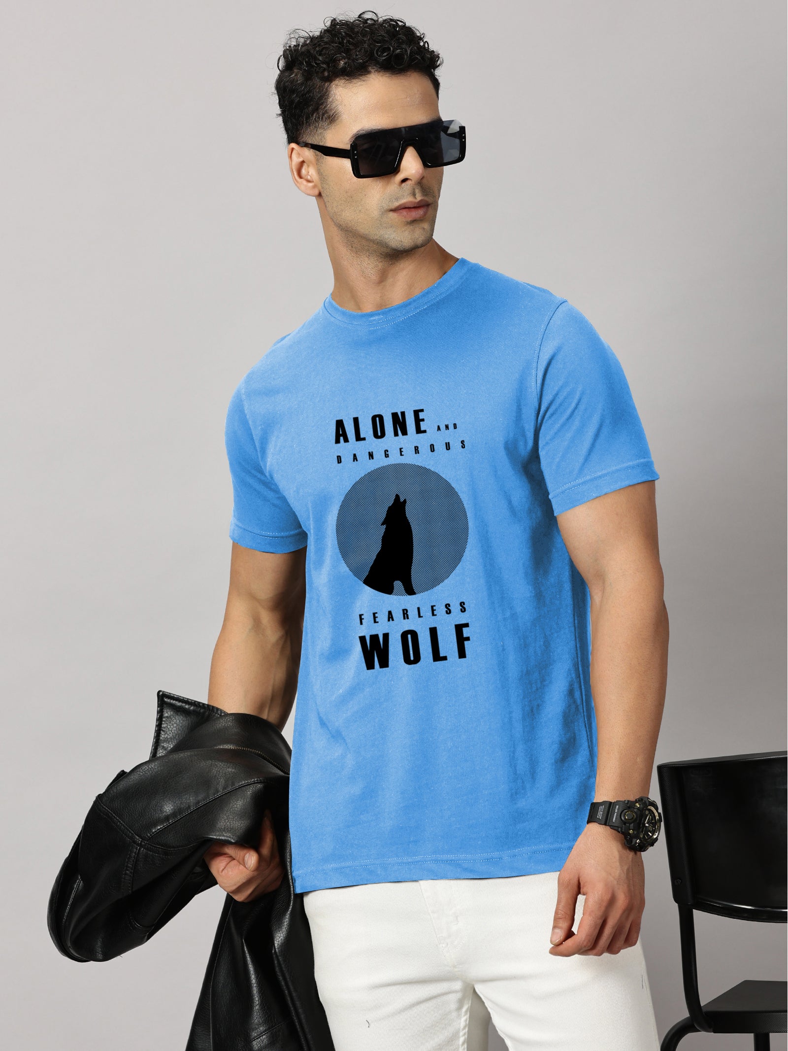 Basics : Wolf Printed T-Shirt