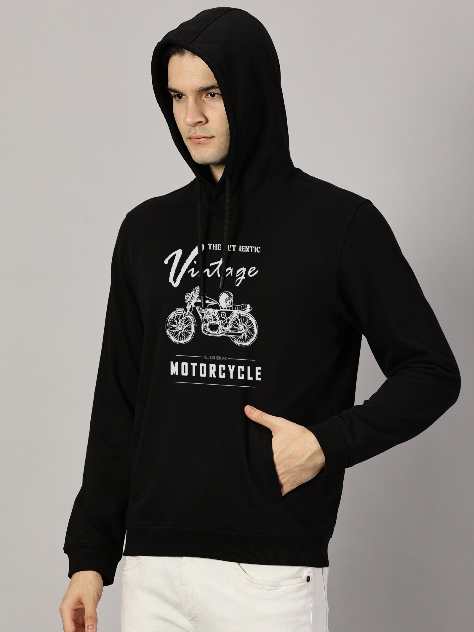 Sweatshirt : Motor Cycle Printed Full sleeve  Hoodie