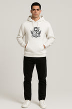 Sweatshirt :Angel Printed Kangaroo Pocket Full Sleeve Hoodie