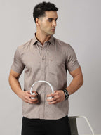 Casuals : Geometric Textured Shirt
