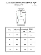Sweatshirt :Winner Printed Sleeveless Hoodie
